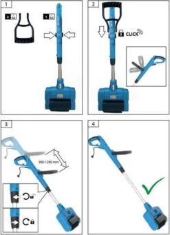 Güde Elektrische Oppervlakte- En Voegenreiniger - MET Telescopische Stang & 4 Voegenborstels - GUB 500 -Tuingereedschap Serie Winkel 868x1200 2