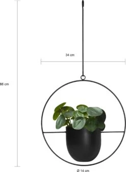 QUVIO Bloempot Hangend / Bloempotten Voor Binnen / Bloempotten / Bloempot Binnen / Bloempot Met Ophanghaak - Metaal -Tuingereedschap Serie Winkel 876x1200 3