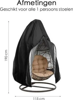 Beschermhoes Hangstoel Egg - Waterproof - Universeel Model - Hoes Van Egg Chair - Waterdichte Beschermer Voor Egg Stoel Met Standaard -Tuingereedschap Serie Winkel 877x1200