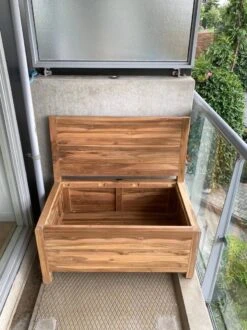 Kleine Teakhouten Tuinbank Met Opbergruimte - 100 X 60 X 90 Cm - Duurzaam Teakhout - Blijft Strak En Mooi - Sterke Constructie Om Lang Mee Te Gaan -Tuingereedschap Serie Winkel 899x1200 12
