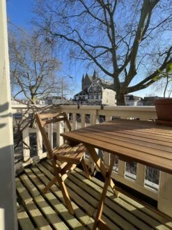 Bistro Set Hout Balkonset FSC – Patio Set Tuin – Houten Frans Tuinsetje – Kleine Tuinset – Complete Kleine Balkon Tafelset Met Gratis Bijzettafel – Hardhout FSC Balkonstoelen & Balkon Tafel - Tuintafel En Stoelen - Bistroset Van Hout – Balcony Set -Tuingereedschap Serie Winkel 899x1200 22