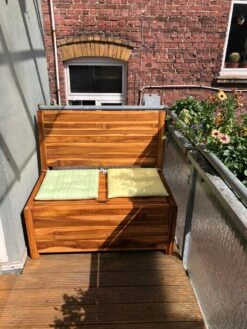 Kleine Teakhouten Tuinbank Met Opbergruimte - 100 X 60 X 90 Cm - Duurzaam Teakhout - Blijft Strak En Mooi - Sterke Constructie Om Lang Mee Te Gaan -Tuingereedschap Serie Winkel 900x1200 14