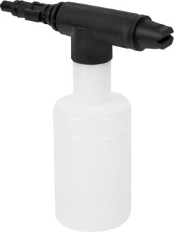 VONROC Accu Drukreiniger 20V – 24bar – 198 L/h - Incl. 5m Aanzuigslang, Reinigingsmiddelenfles En Regelbare Spuitmond – Incl. 2x 2.0Ah Accu En Snellader -Tuingereedschap Serie Winkel 902x1200 1