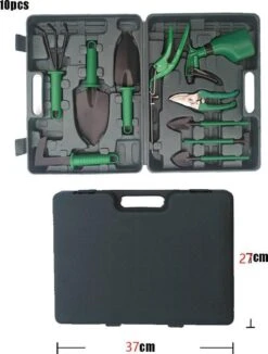 Merkloos 10-Delige Tuingereedschap Set Inclusief Opbergkoffer - Tuinierset - Tuinsetje - Gereedschap Voor Tuin - Tuinschaar - Tuinschepje - Bloemenschaar - Voegenkrabber - Plantenspuit - Grasschaar - Bloemenschep - Tuinhark -Tuingereedschap Serie Winkel 909x1200 1