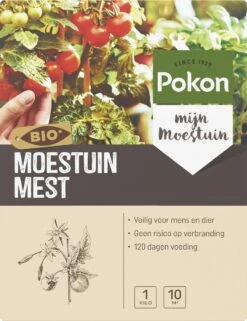 Pokon Bio Moestuin Mest - 1kg - Meststof (biologisch) - 120 Dagen Moestuinvoeding -Tuingereedschap Serie Winkel 922x1200 5