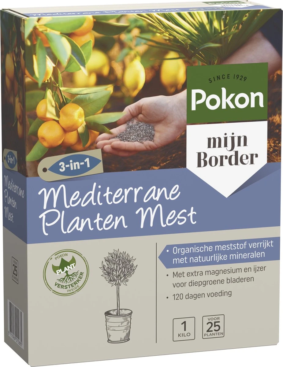Pokon Mediterrane Planten Mest - 1kg - Meststof - 3-in-1 Werking 7 Pokon Mediterrane Planten Mest - 1kg - Meststof - 3-in-1 Werking - Afbeelding 5