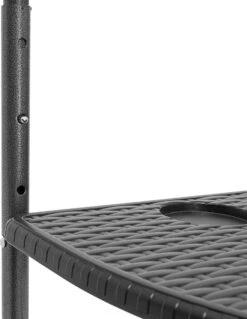 Relaxdays Balkontafel Inklapbaar, Balkon Tafel Rotan, Hangtafel Reling - Zwart -Tuingereedschap Serie Winkel 929x1200