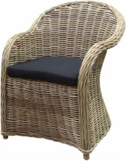 Roma Dining Tuinstoel Naturel Rotan - Suntech Kussen -Tuingereedschap Serie Winkel 939x1200 1