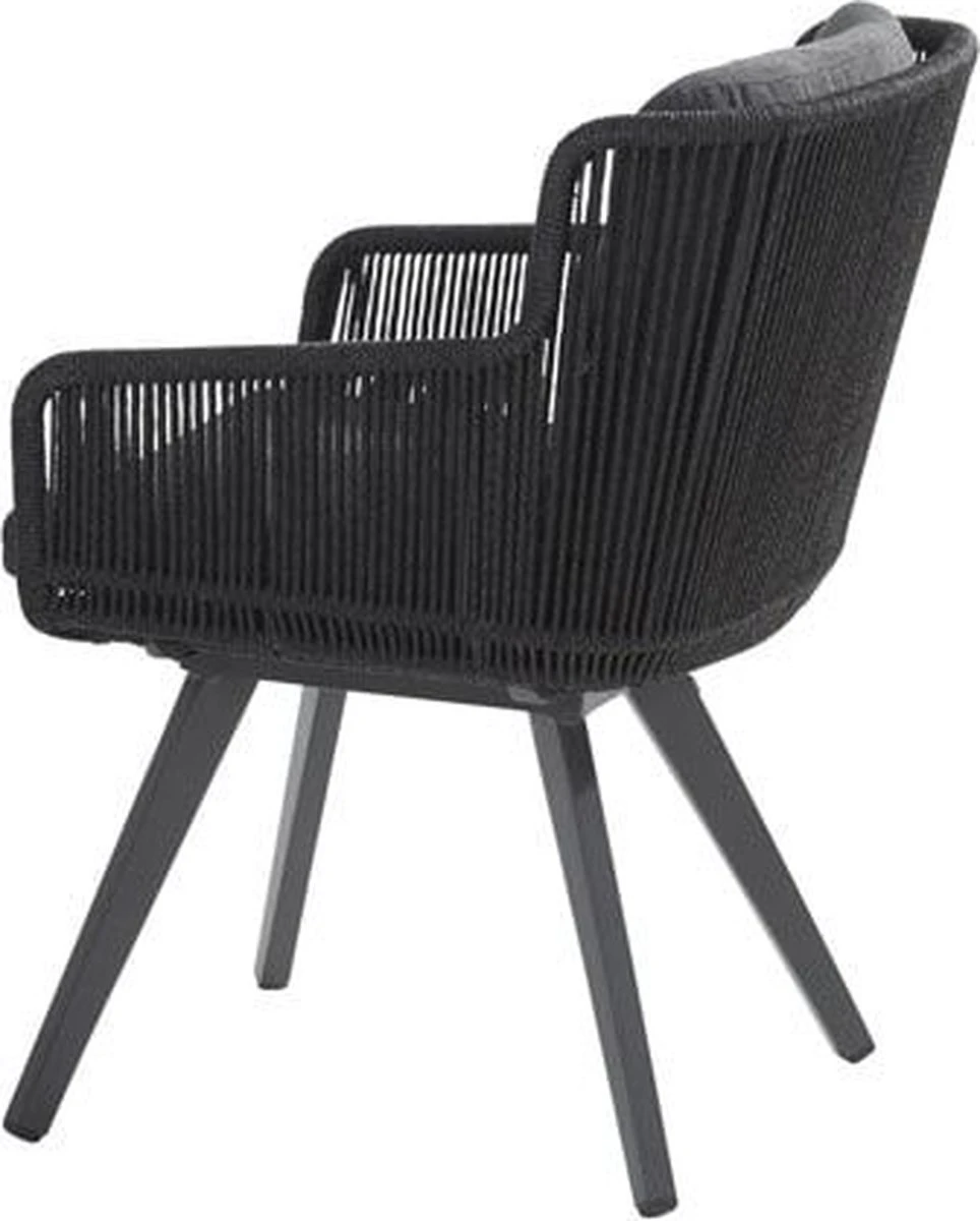 4 Seasons Outdoor 4SO Armstoel Flores Anthracite - 1 Stuk 6 4 Seasons Outdoor 4SO Armstoel Flores Anthracite - 1 Stuk - Afbeelding 4