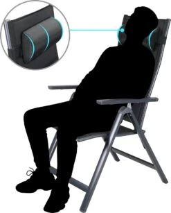 Casaria Tuinstoel Aluminium - 2 Stuks Inklapbaar - Antraciet -Tuingereedschap Serie Winkel 966x1200 1