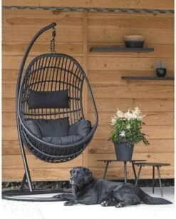 Hangstoel Sturdy Frame Zwart -Tuingereedschap Serie Winkel 966x1200