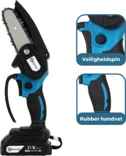 NovarGarden® Mini Kettingzaag NG1 - Met 2x Accu - Takkenzaag - Snoeizaag - Electrisch - Handzaag - Boomzaag - 21V -Tuingereedschap Serie Winkel 970x1200 6