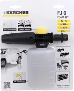 Kärcher FJ 6 Foam Jet - Regelbaar - 0,6 Liter - K2/K7 Series -Tuingereedschap Serie Winkel 976x1200