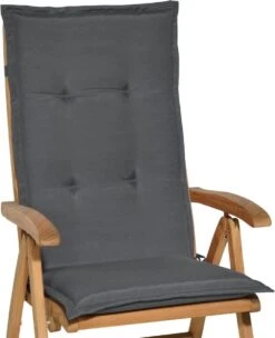 Beautissu Loft HL – Set Van 4 Tuinkussens Hoge Rug 120x50x6 Cm Kussen Grafiet Grijs Tuinstoelkussens Zitkussen Tuinstoel -Tuingereedschap Serie Winkel 976x1200 3