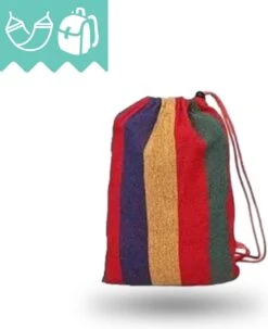 Dubbele Hangmat Rood Met Spreidstok - 1 Of 2 Persoons - Lig Oppervlak 190x150cm - Lengte 260cm -Tuingereedschap Serie Winkel 977x1200 2