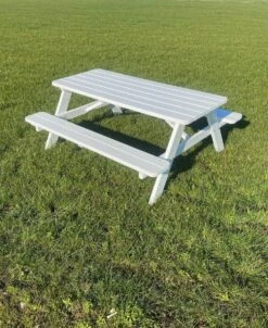 Goedkopepicknicktafels.nl | Witte XL Picknicktafel | Tuintafel 6 Persoons | Wit Gespoten Gedroogd Grenen Hout! -Tuingereedschap Serie Winkel 980x1200 1