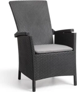 Allibert Vermont Verstelbare Tuinstoel - 64x68x107cm - Grafiet 35 Allibert Vermont Verstelbare Tuinstoel - 64x68x107cm - Grafiet -Tuingereedschap Serie Winkel 998x1200